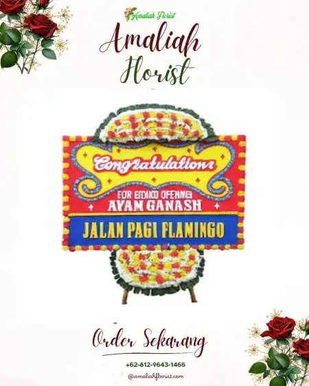 Sewa Papan Bunga Gajahan